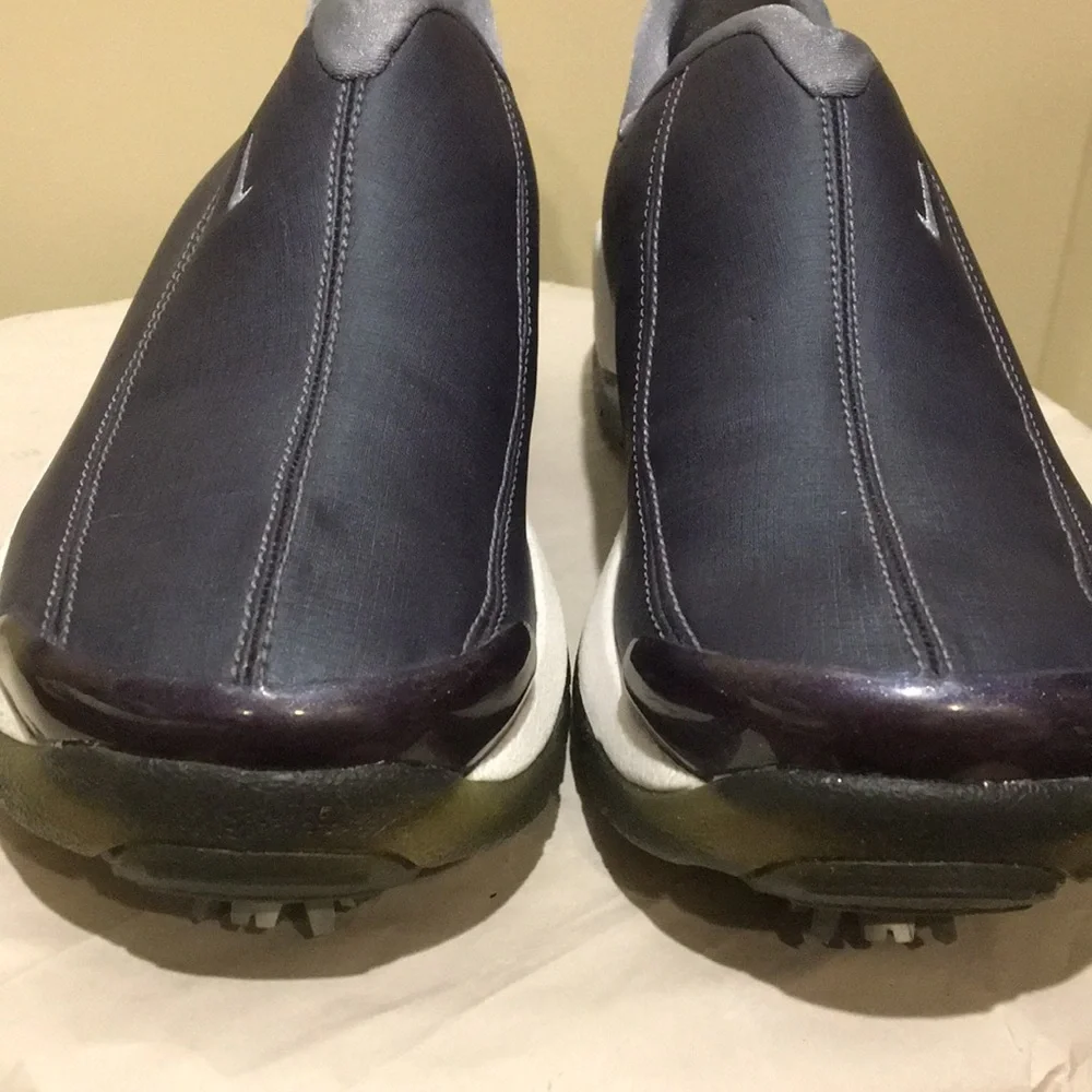 NWOT NIKE womens GOLF Air presto Slip On Golf Shoe soft spikes size 7 blue